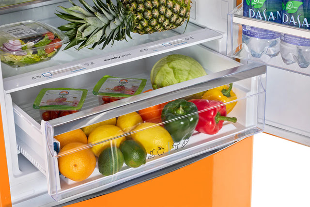 Unique 455L Creamsicle Orange Bottom Mount Refrigerator UNQ-455L O AC