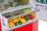 Unique 455L Candy Apple Red Bottom Mount Refrigerator UNQ-455L R AC