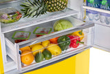 Unique 455L Canary Yellow Bottom Mount Refrigerator UNQ-455L Y AC