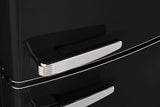 Unique 455L Midnight Black Bottom Mount Refrigerator UNQ-455L B AC