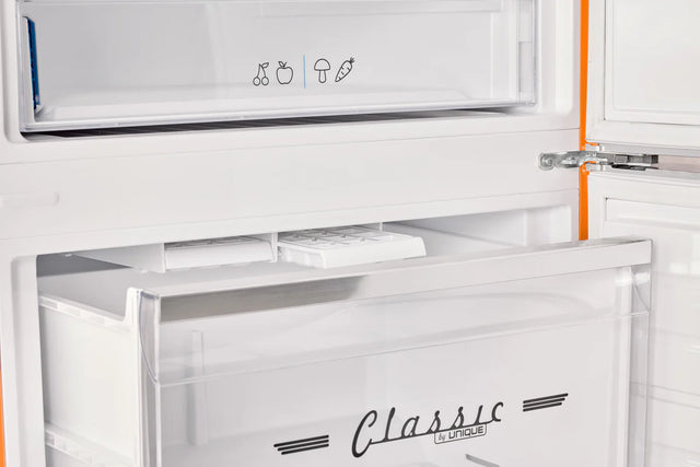Unique 455L Creamsicle Orange Bottom Mount Refrigerator UNQ-455L O AC
