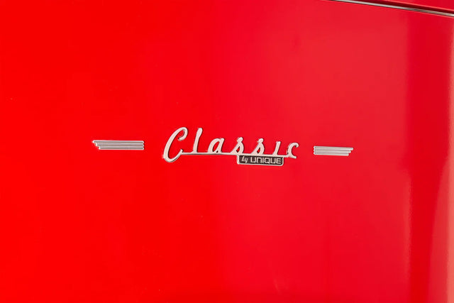 Unique 455L Candy Apple Red Bottom Mount Refrigerator UNQ-455L R AC