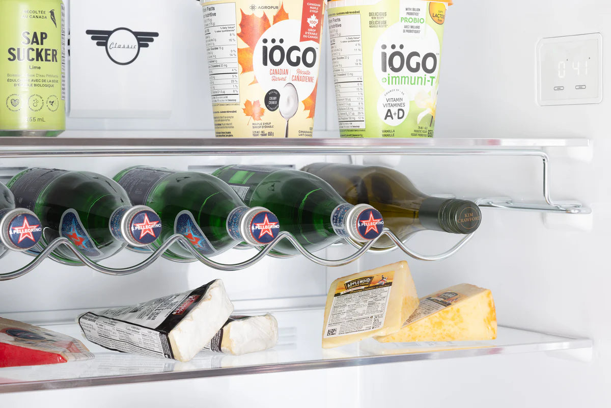 Unique 455L Midnight Black Bottom Mount Refrigerator UNQ-455L B AC