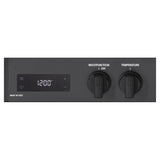 Verona VMFSGE365EE 36 inch Ultima Midnight Collection Freestanding Dual Fuel Range with 5 Sealed SABAF Brass Burners, 5 cu. ft. Oven Capacity in Matte Black
