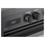 Verona VMFSIE365EE 36 inch Ultima Midnight Collection Freestanding Induction Range with 5 Elements, 5 cu. ft. Oven Capacity, Touch Control Clock in Matte Black