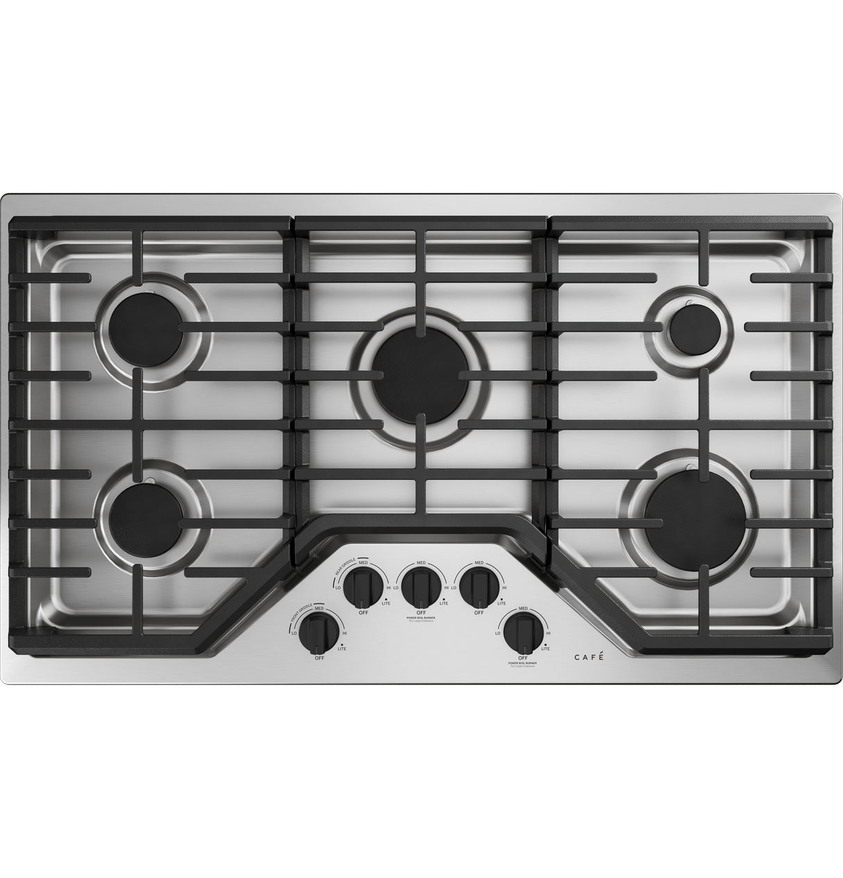 CAFÉ™ 5 Gas Cooktop Knobs - Flat Black CXCG1K0PMFB