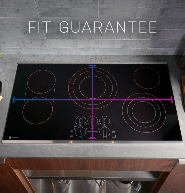 GE Profile™ 36" Built-In Touch Control Cooktop PEP9036DTBB