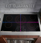 GE Profile™ 36" Built-In Touch Control Cooktop PEP9036STSS