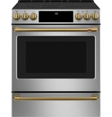 Café Front Control Electric Knobs and Handles - Brushed Bronze CXFCEHKPMCG