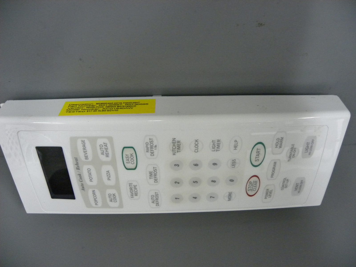 Membrane and Key Panel R0130597