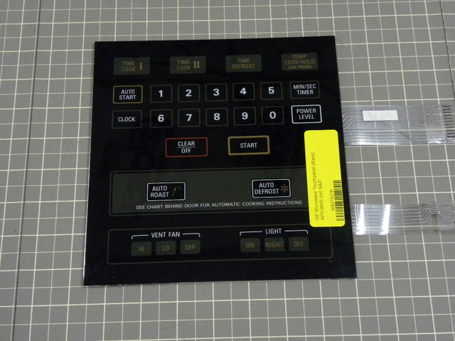 GE Microwave Touch Panel (Black) WB27X278