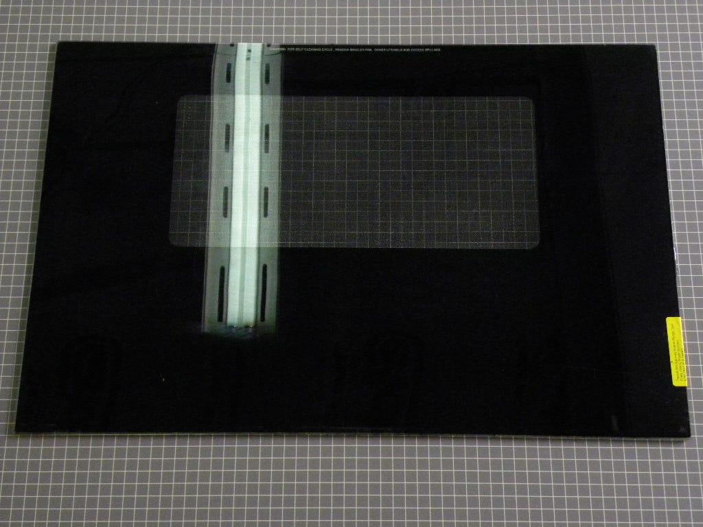 Tappan Range Door Glass (Black) KTM-2851-87B