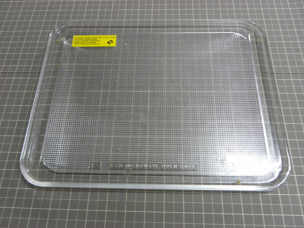 Square Glass Tray (13 3/4" x 11 13/16") 500990