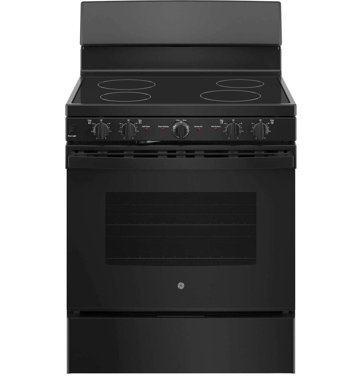 GE® ENERGY STAR® 30” Free-Standing Electric Radiant Smooth Cooktop Range JB480DYBB