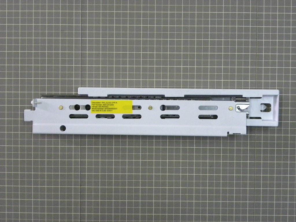 GE Refrigerator Slide Upper R Rail WR72X10263