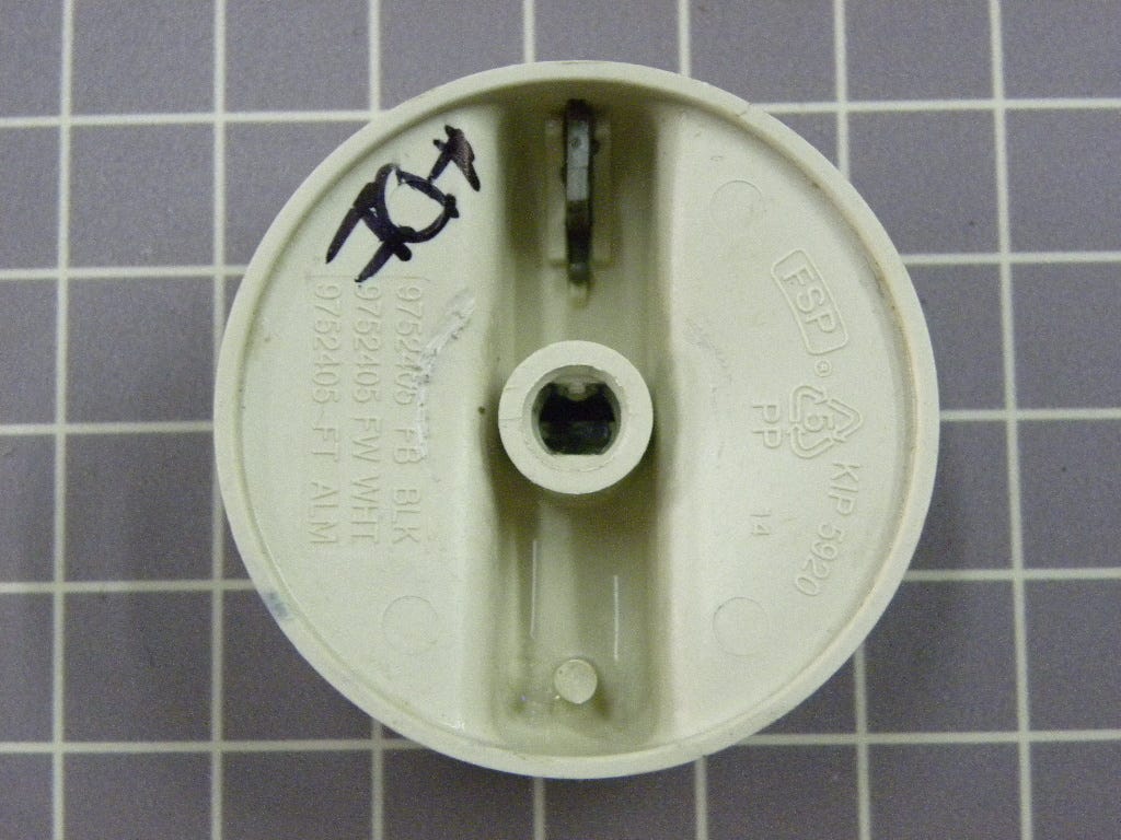 Knob 9752405 (FT), 9752405FT