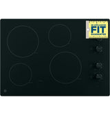 GE 30" Built-In Knob Control Electric Cooktop JP3030DWBB