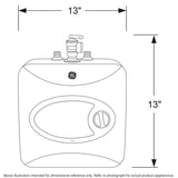GE® 2.5 Gallon Electric Point of Use Water Heater GE02P08BAR