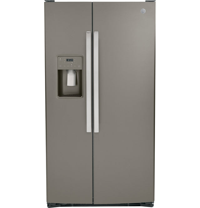 GE® 25.3 Cu. Ft. Side-By-Side Refrigerator GSS25GMPES