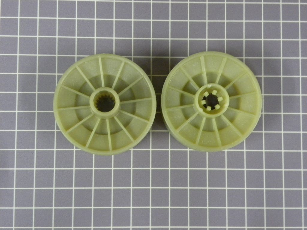 Whirlpool Washer Motor Pulley (Set of 2) 12002815