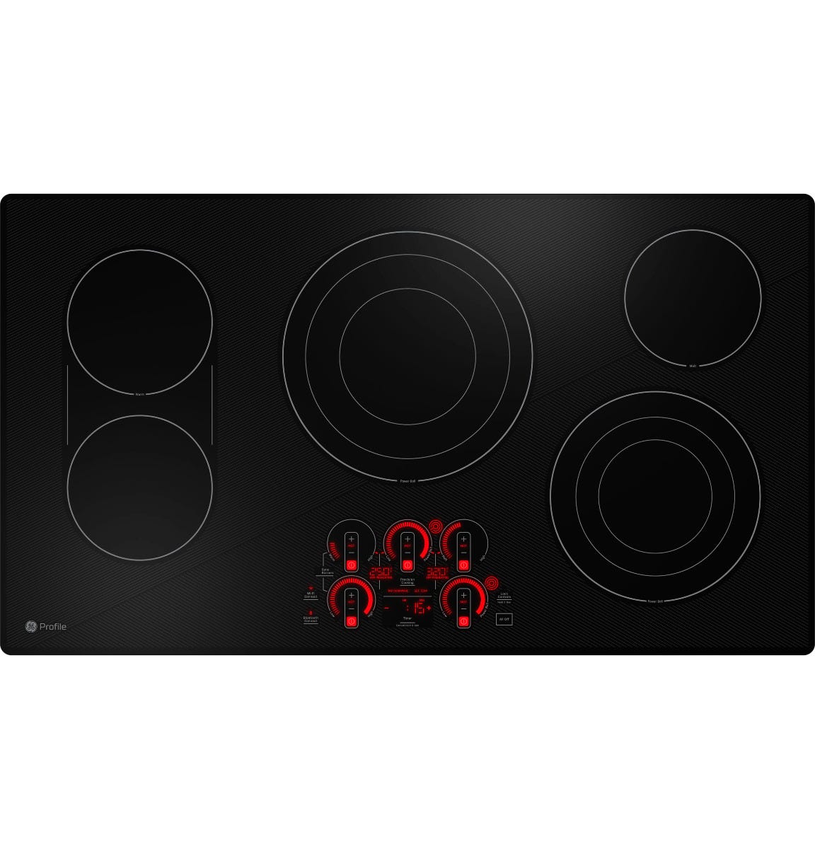 GE Profile™ 36" Built-In Touch Control Cooktop PEP9036DTBB