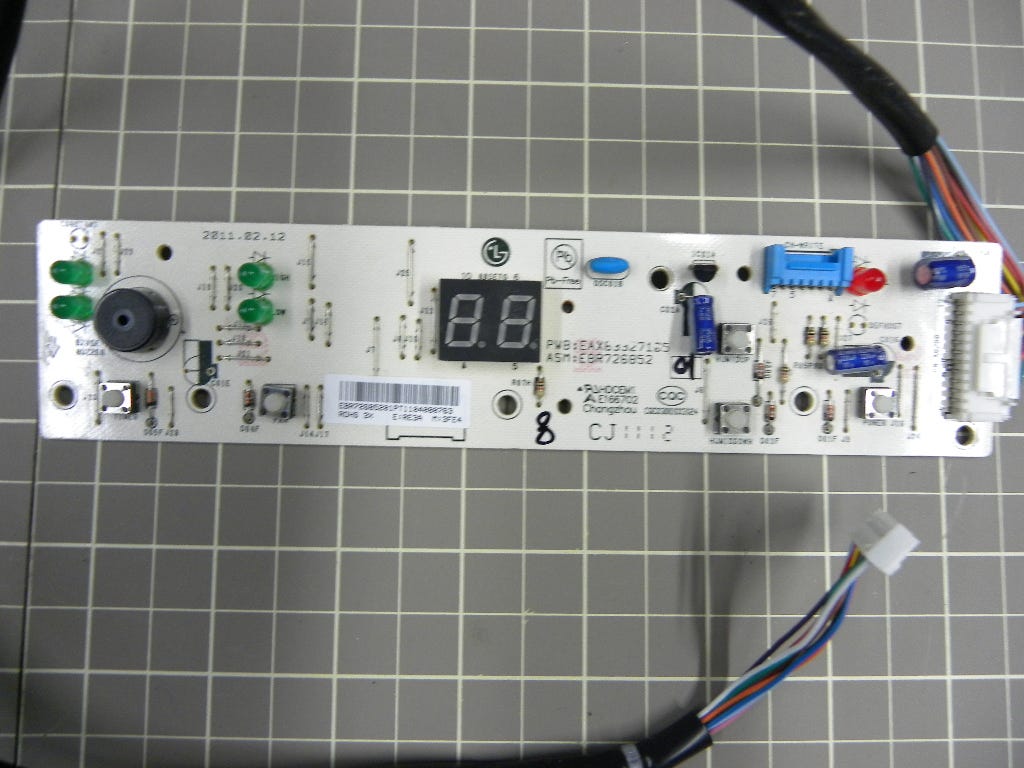 LG Dehumidifier PCB Display EBR72685201