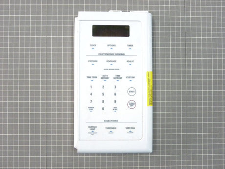 GE Microwave Control and Key Panel WB07X10815