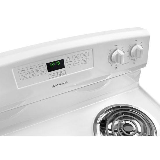 Amana 30-inch Electric Range with Bake Assist Temps ACR4303MFW