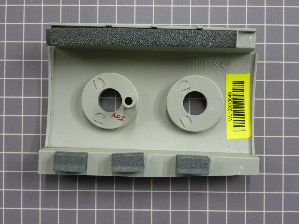 Knob Base/Control Panel WJ12X10049