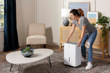 GE® 22 Pint Portable Dehumidifier with Smart Dry for Damp Spaces ADYR22LC