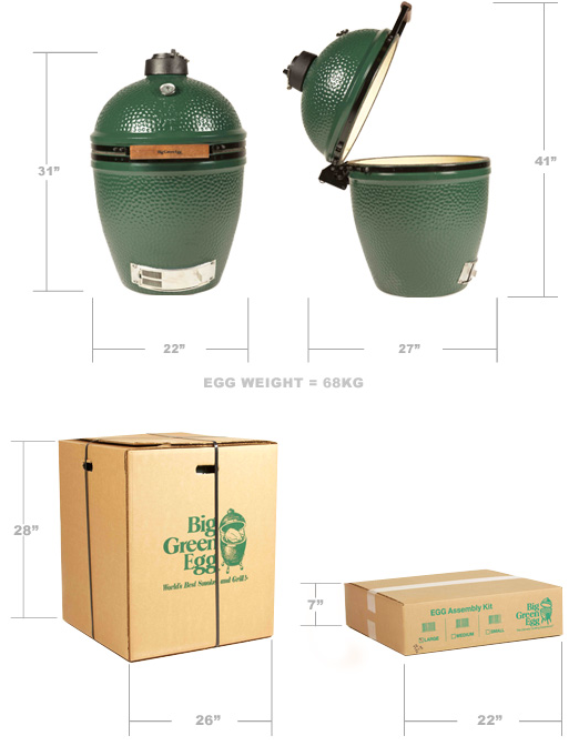 Large Big Green Egg BGE-117632