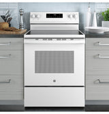 GE® 30" Free-Standing Electric Range GRF400SVWW