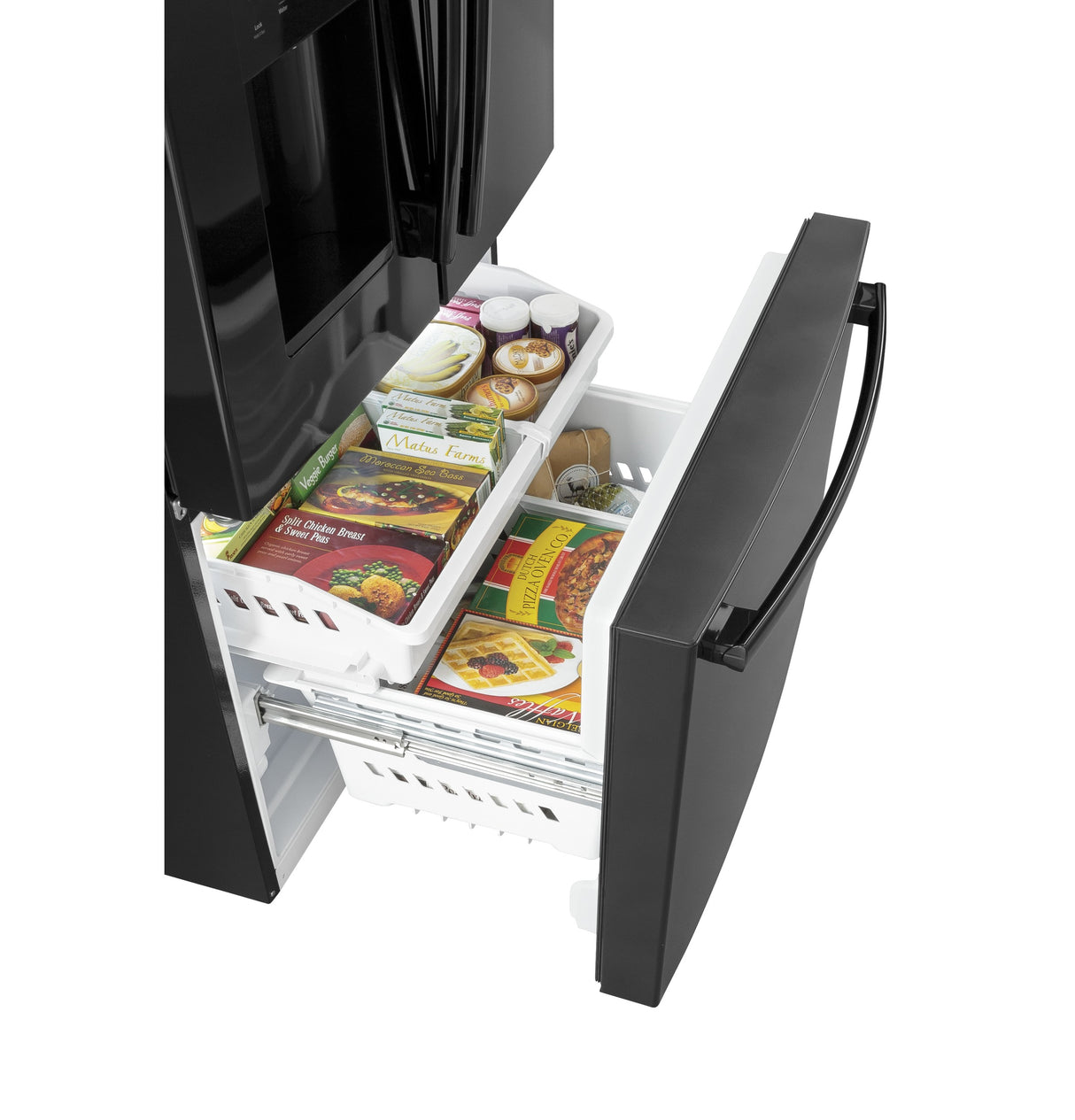 GE ENERGY STAR 25.6 Cu. Ft. French-Door Refrigerator GFE26JGMBB