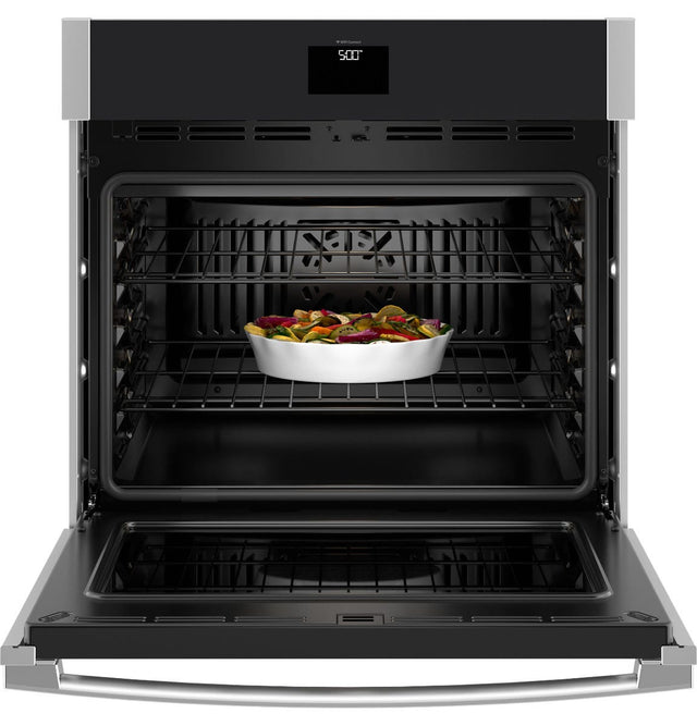 GE 30" Smart Built-In Self-Clean Convection Single Wall Oven with No Preheat Air Fry JTS5000SVSS