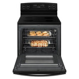 Amana 30-inch Electric Range with Extra-Large Oven Window AER6303MFB