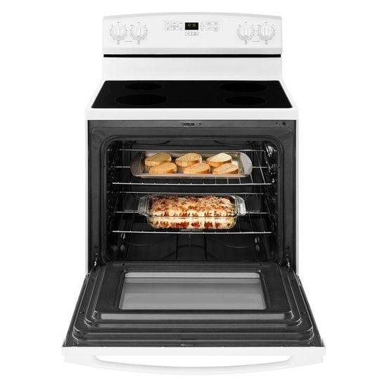 Amana 30-inch Electric Range with Extra-Large Oven Window AER6303MFW