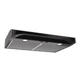 Broan® Elite 30-Inch Convertible Under-Cabinet Range Hood, Black ALT130BL