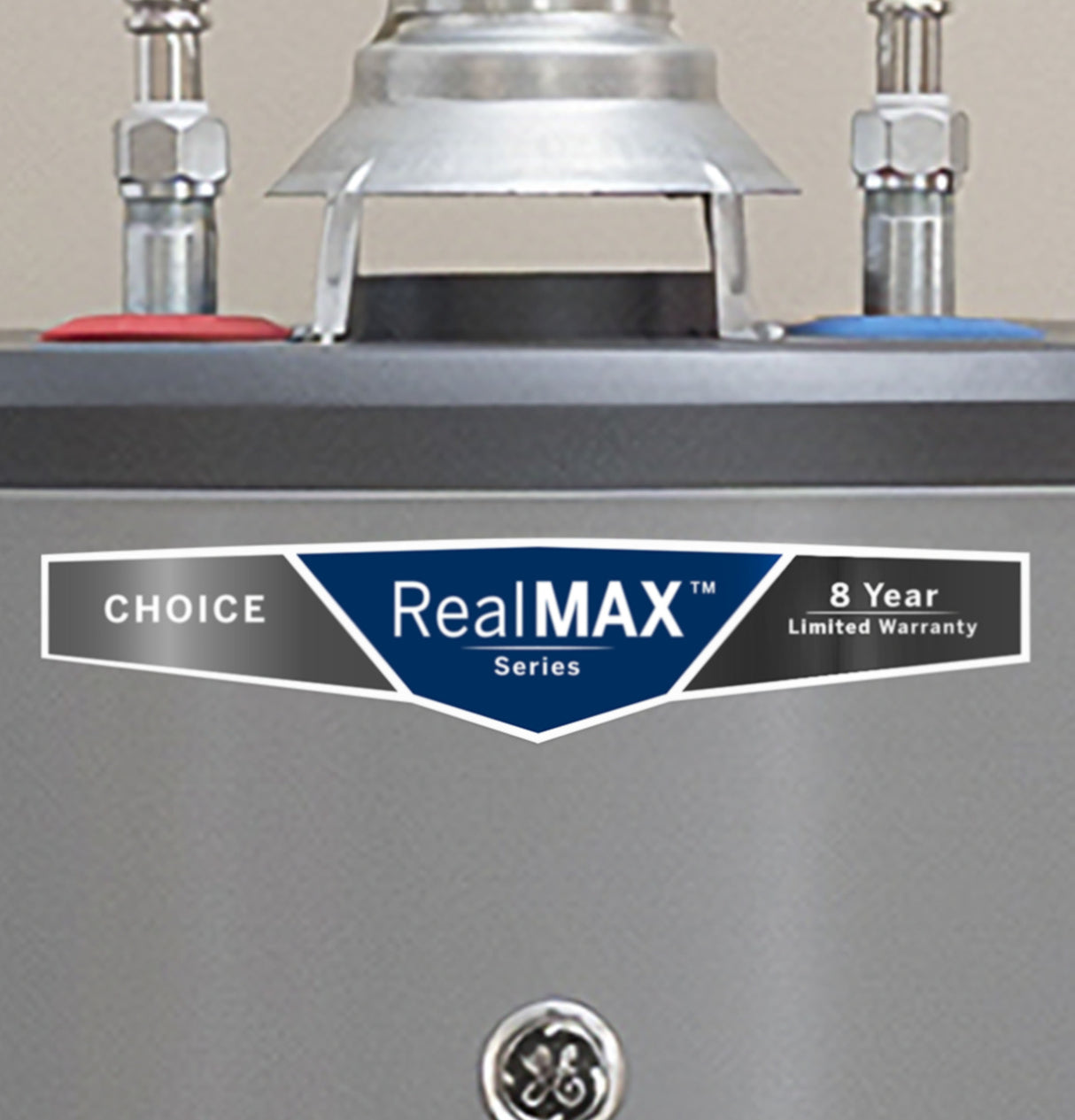 GE RealMAX Choice 30-Gallon Short Natural Gas Atmospheric Water Heater GG30S08BXR