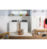 GE 4.6 cu. ft. Capacity Washer with Stainless Steel Basket,Cold Plus and Wash Boost GTW480ASWWB