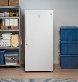 GE® ENERGY STAR® 21.6 Cu. Ft. Smart Garage Ready Convertible Upright Freezer FUF22DZRWW