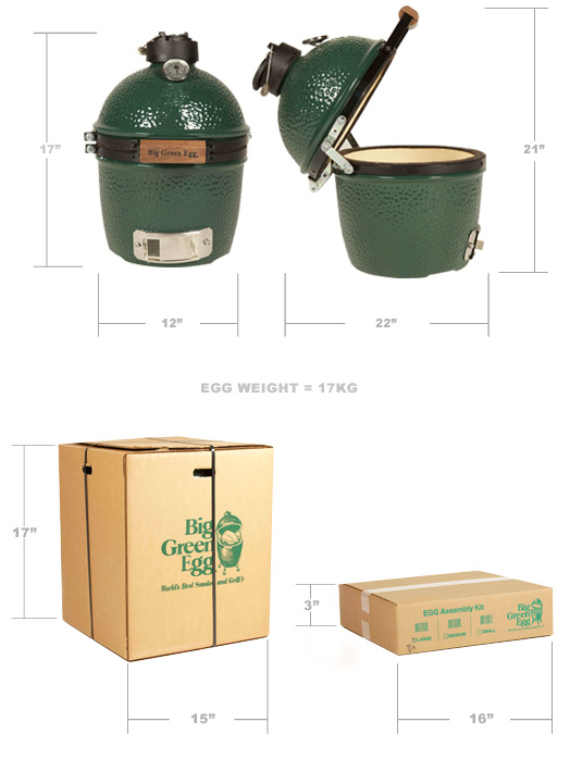 Mini Big Green Egg BGE-117618