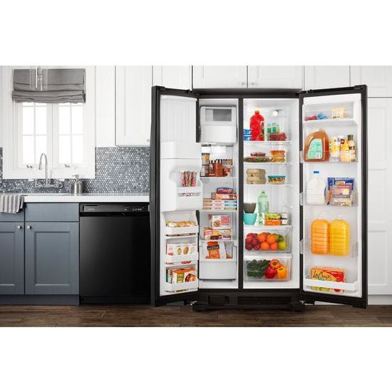 Amana 33-inch Side-by-Side Refrigerator with Dual Pad External Ice and Water Dispenser ASI2175GRS