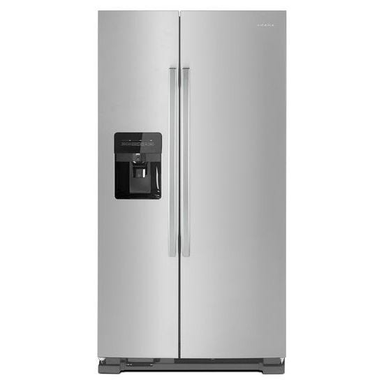 Amana 33-inch Side-by-Side Refrigerator with Dual Pad External Ice and Water Dispenser ASI2175GRS