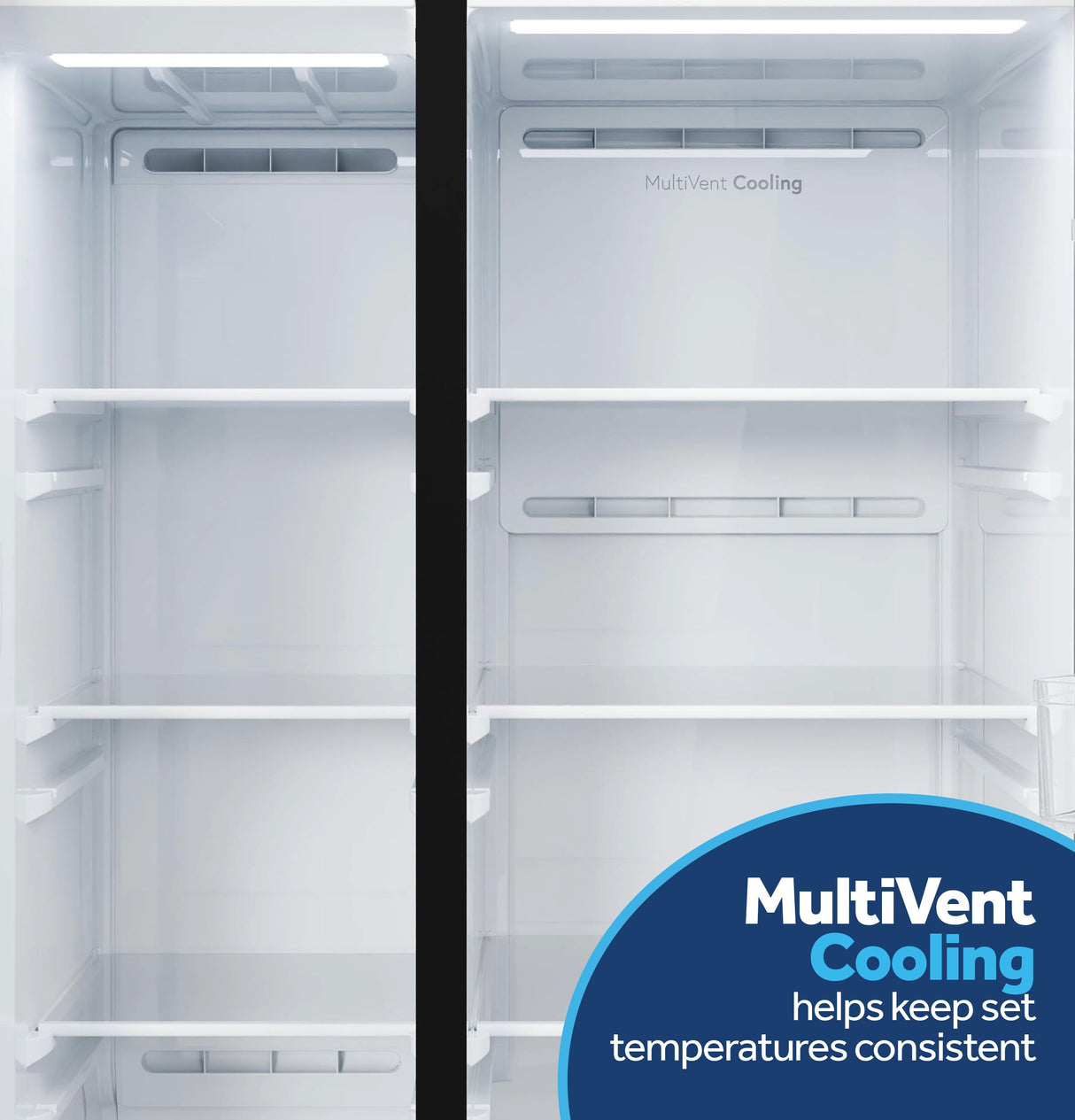 GE 24.2 Cu. Ft. Counter-Depth Side-By-Side Refrigerator with Internal Dispenser and In-Door Icemaker GKS24NYYFS