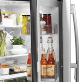 GE Profile Series 22.2 Cu. Ft. Counter-Depth French-Door Refrigerator with Door In Door and Hands-Free AutoFill PYD22KYNFS