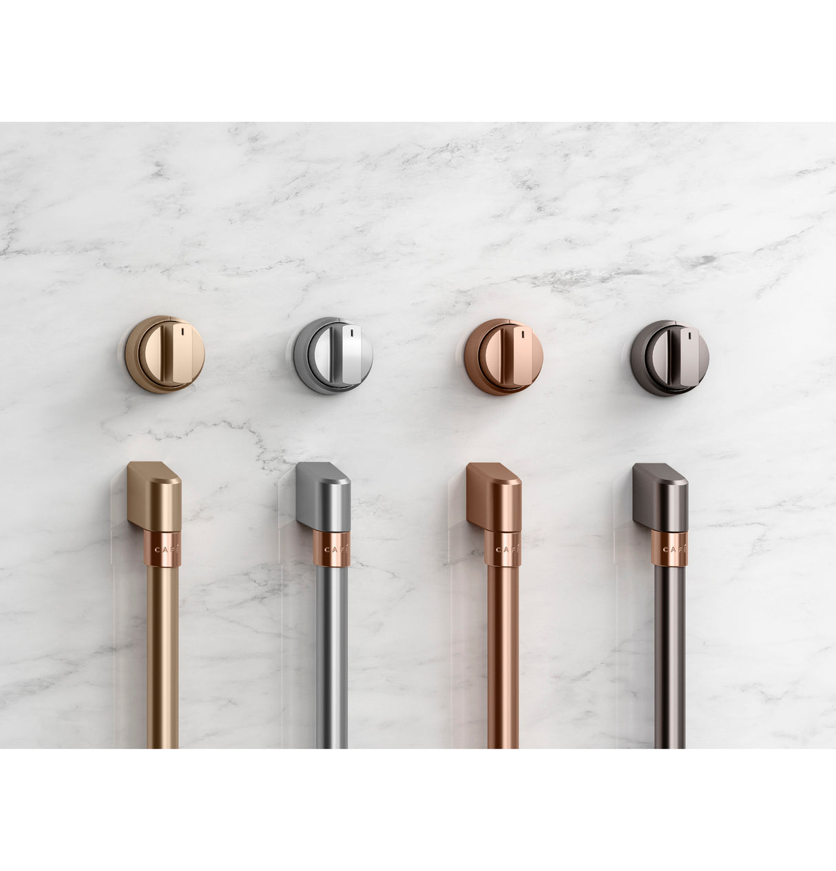 CAFÉ™ 36" Brushed Black Handle & Knob Set for Pro Range and Rangetop CXPR6HKPTBT