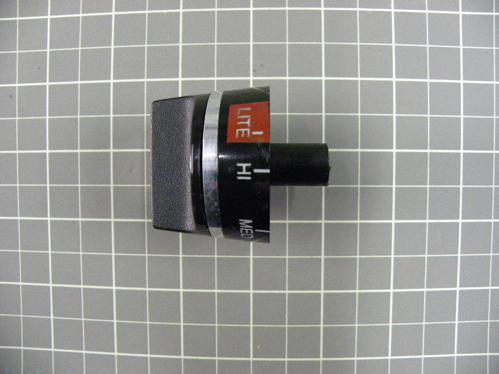 Burner Control Knob WB3X712