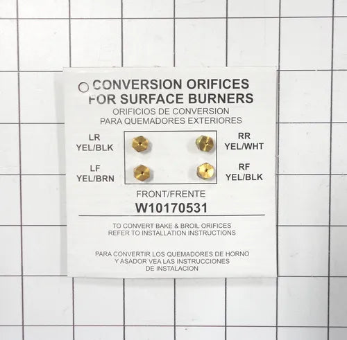 LP Spud Orifice Burner Kit WPW10170531
