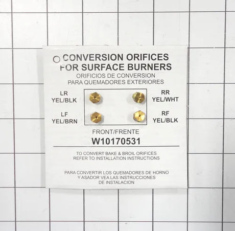 LP Spud Orifice Burner Kit WPW10170531