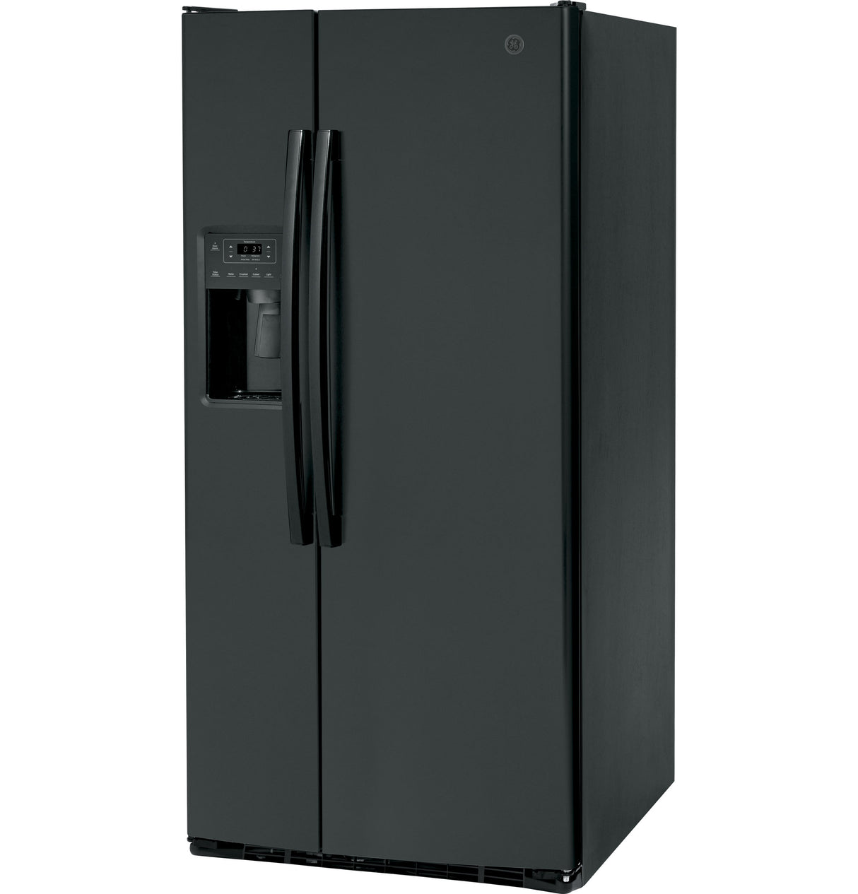 GE® ENERGY STAR® 27.9 Cu. Ft. Side-By-Side Refrigerator with Extra Tall Dispenser and In-Door Icemaker GSS23GGPBB